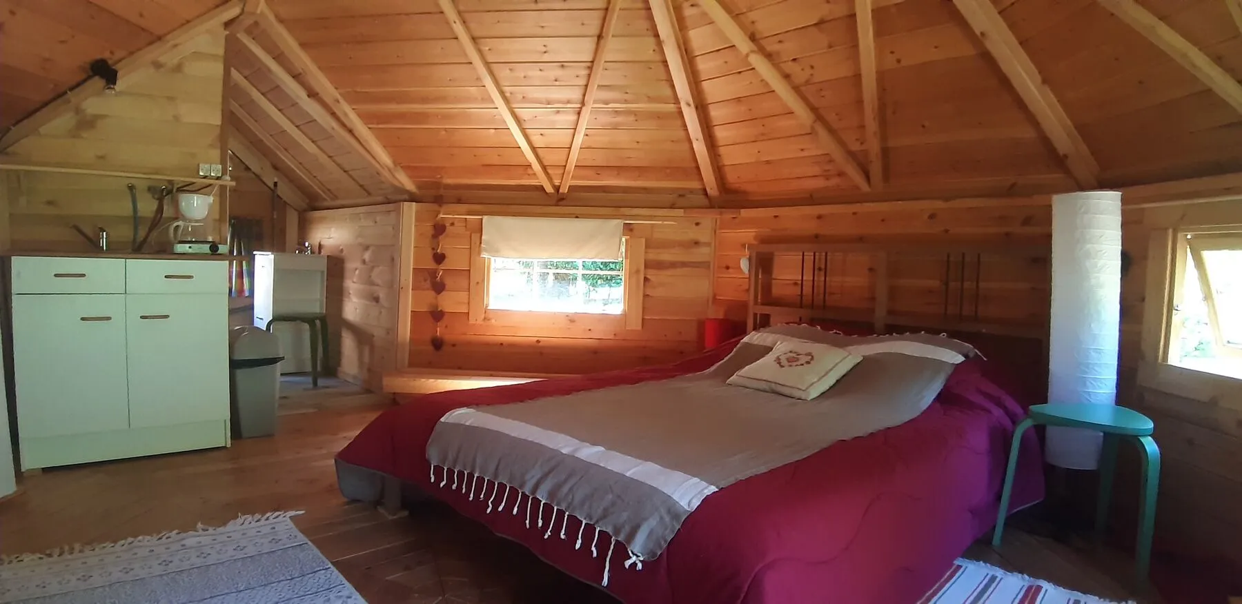 Das Schlafzimmer der kleinen finnischen Kota